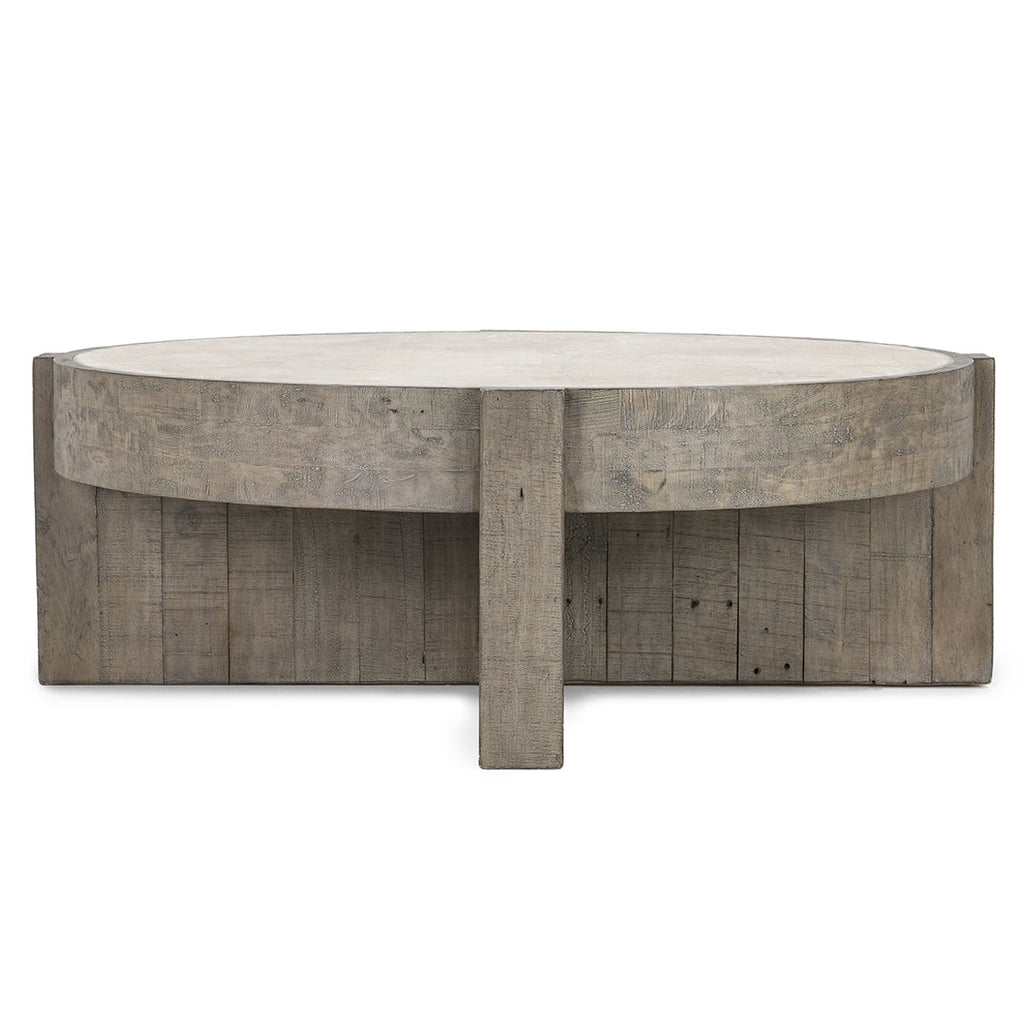 Sonoma 52" Reclaimed Pine Round Coffee Table - Chapin Furniture