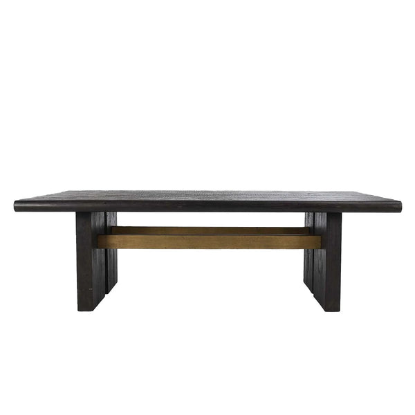 Larson Reclaimed Pine 96" Dining Table- Black - Chapin Furniture