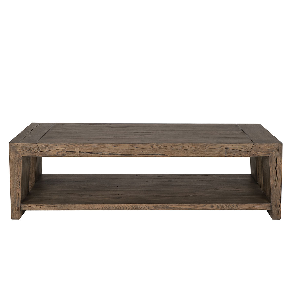 Troy Reclaimed Oak 60" Coffee Table - Thumbnail 3