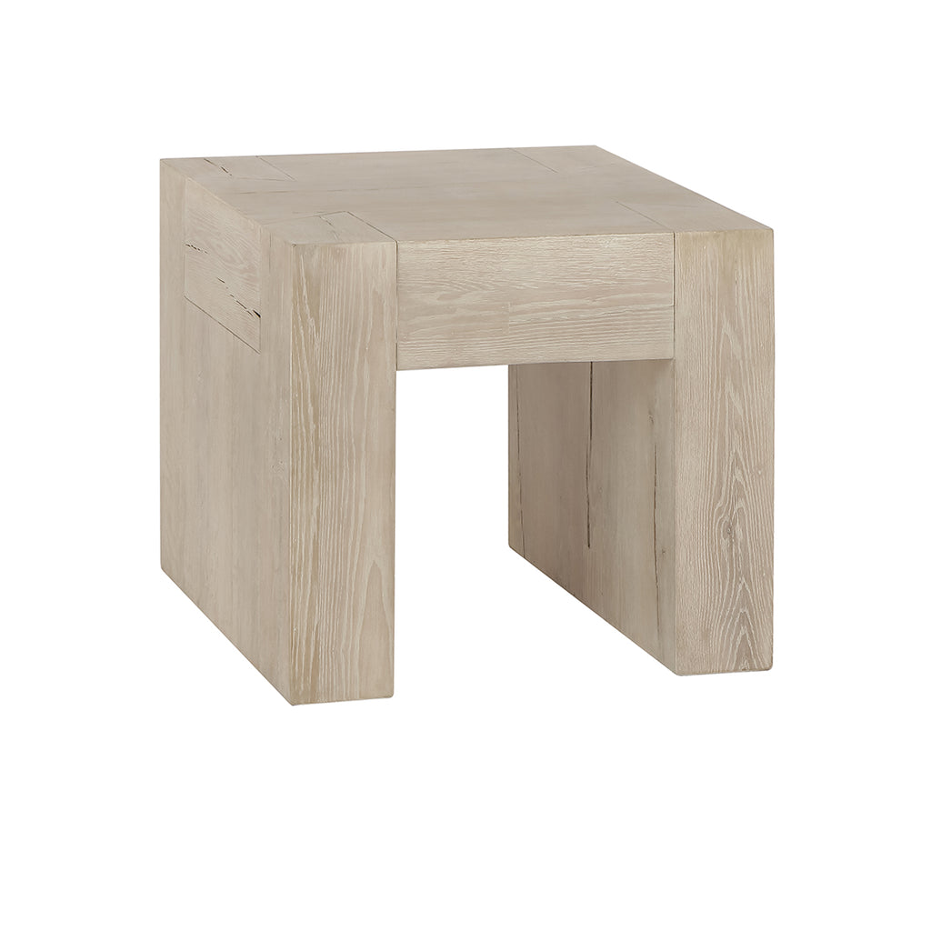 Bristol End Table- Aged Cream - Chapin Furniture