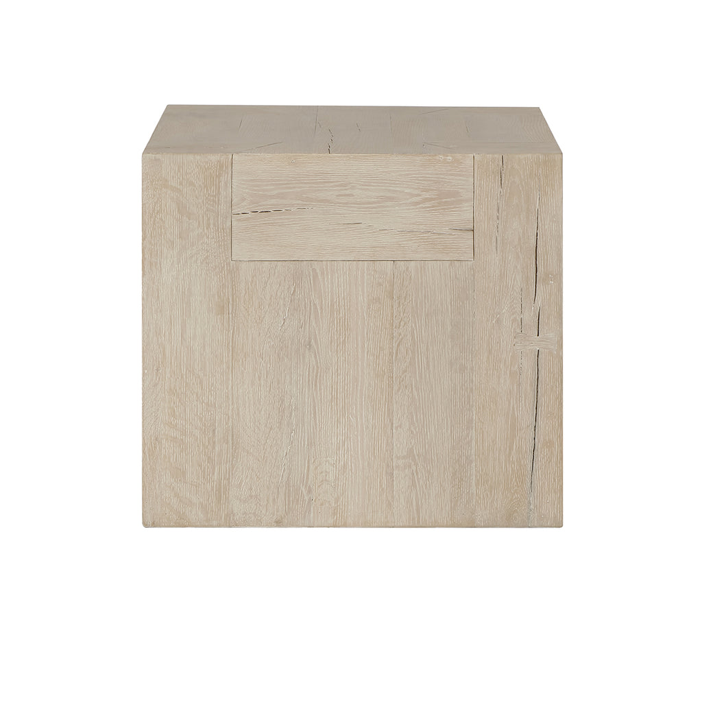 Bristol End Table- Aged Cream - Chapin Furniture