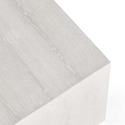 Layne Square End Table- White - Chapin Furniture
