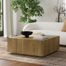 Layne 42" Square Coffee Table- Light Brown - Chapin Furniture