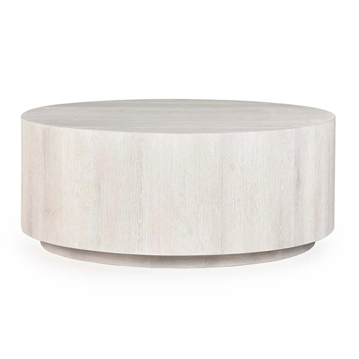 Layne 42" Round Coffee Table- Milk White - Chapin Furniture