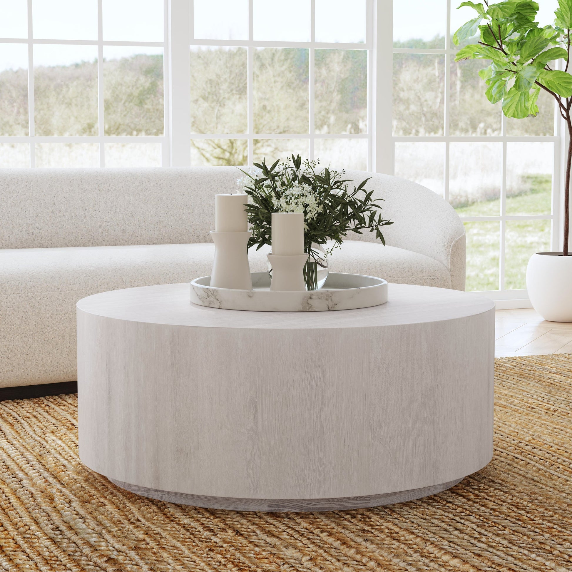 Layne 42" Round Coffee Table - Chapin Furniture