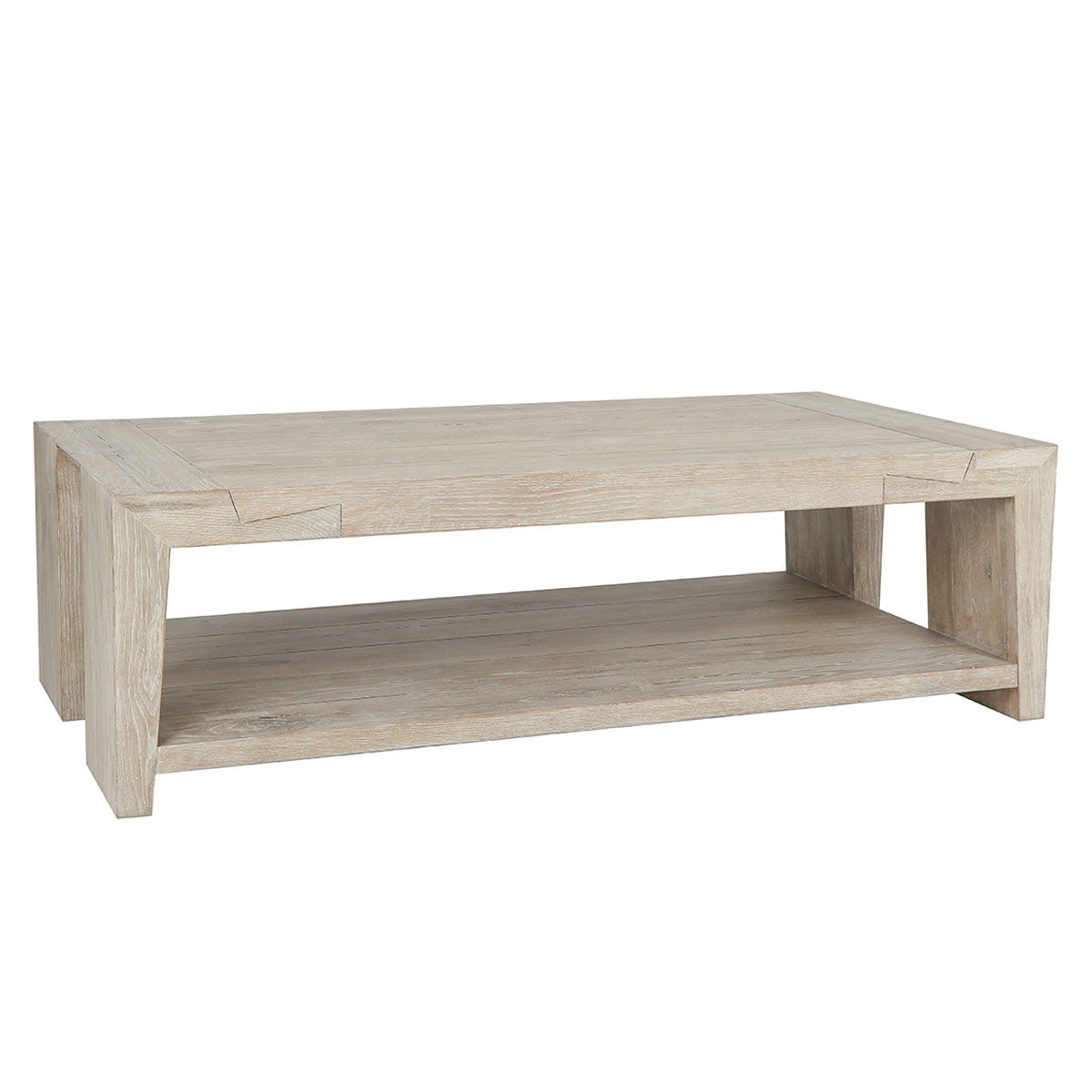 Troy Reclaimed Oak 60" Coffee Table - Thumbnail 2