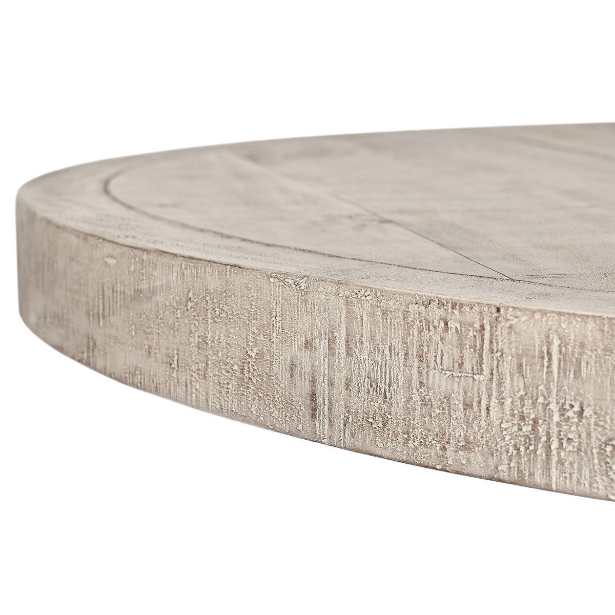 Rosemount Reclaimed Pine 60" Round Dining Table - White Wash - Chapin Furniture