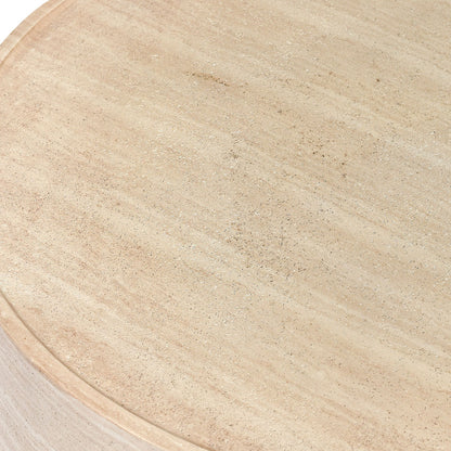 McKenna Outdoor Concrete 31.5" Round Coffee Table - Chapin Furniture