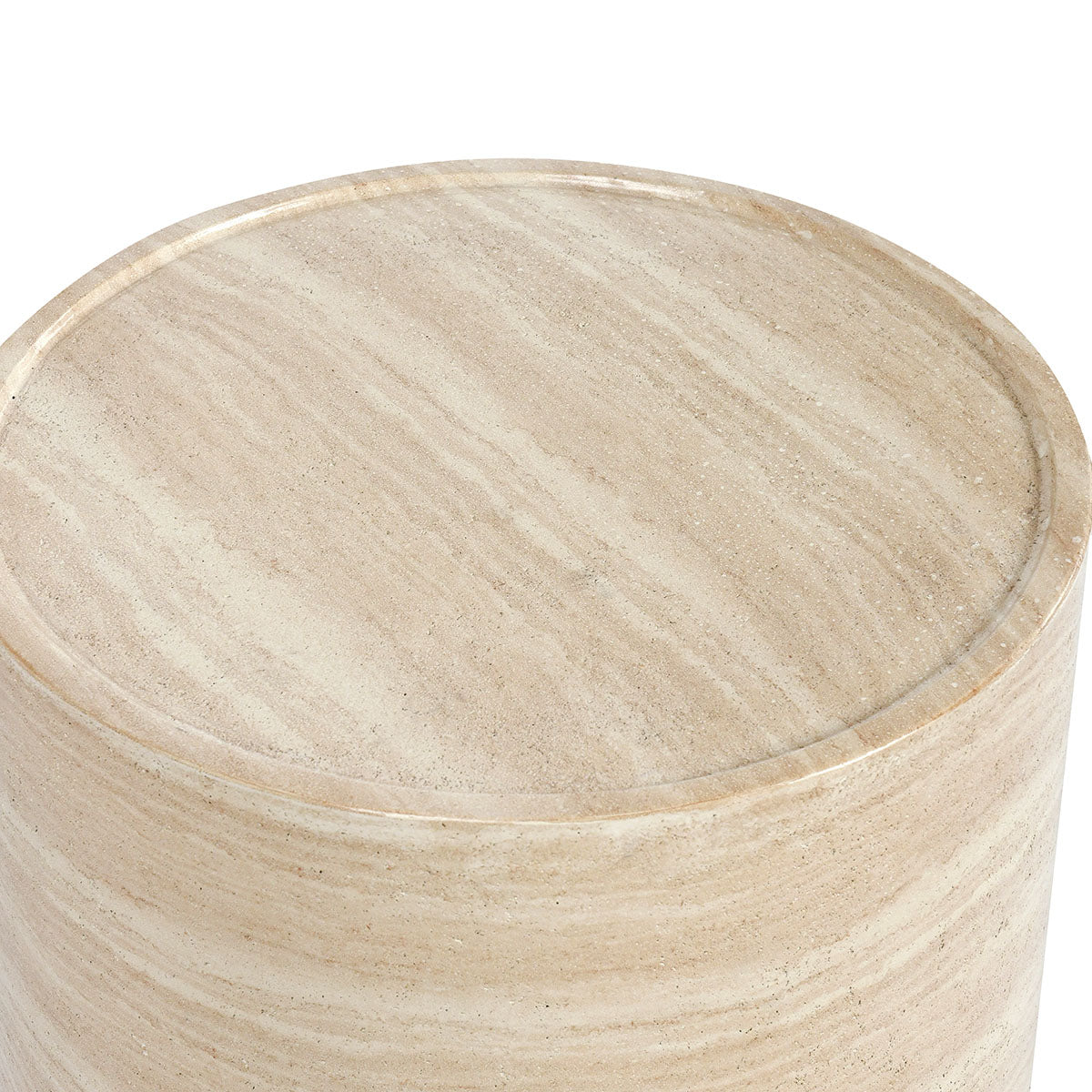 McKenna Outdoor Concrete 18" Round End Table - Chapin Furniture