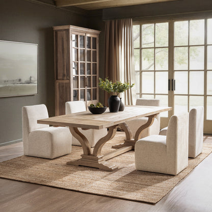 Julia 86-110" Extension Dining Table - Soft Earth - Chapin Furniture