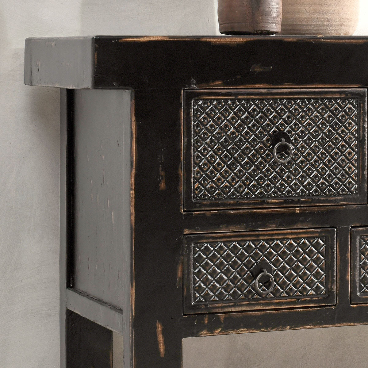Lahey Reclaimed Pine Wood Console Table - Chapin Furniture