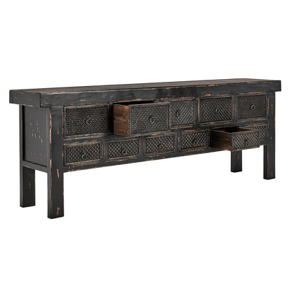Lahey Reclaimed Pine Wood Console Table - Chapin Furniture