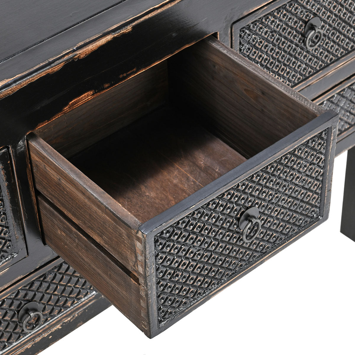 Lahey Reclaimed Pine Wood Console Table - Chapin Furniture