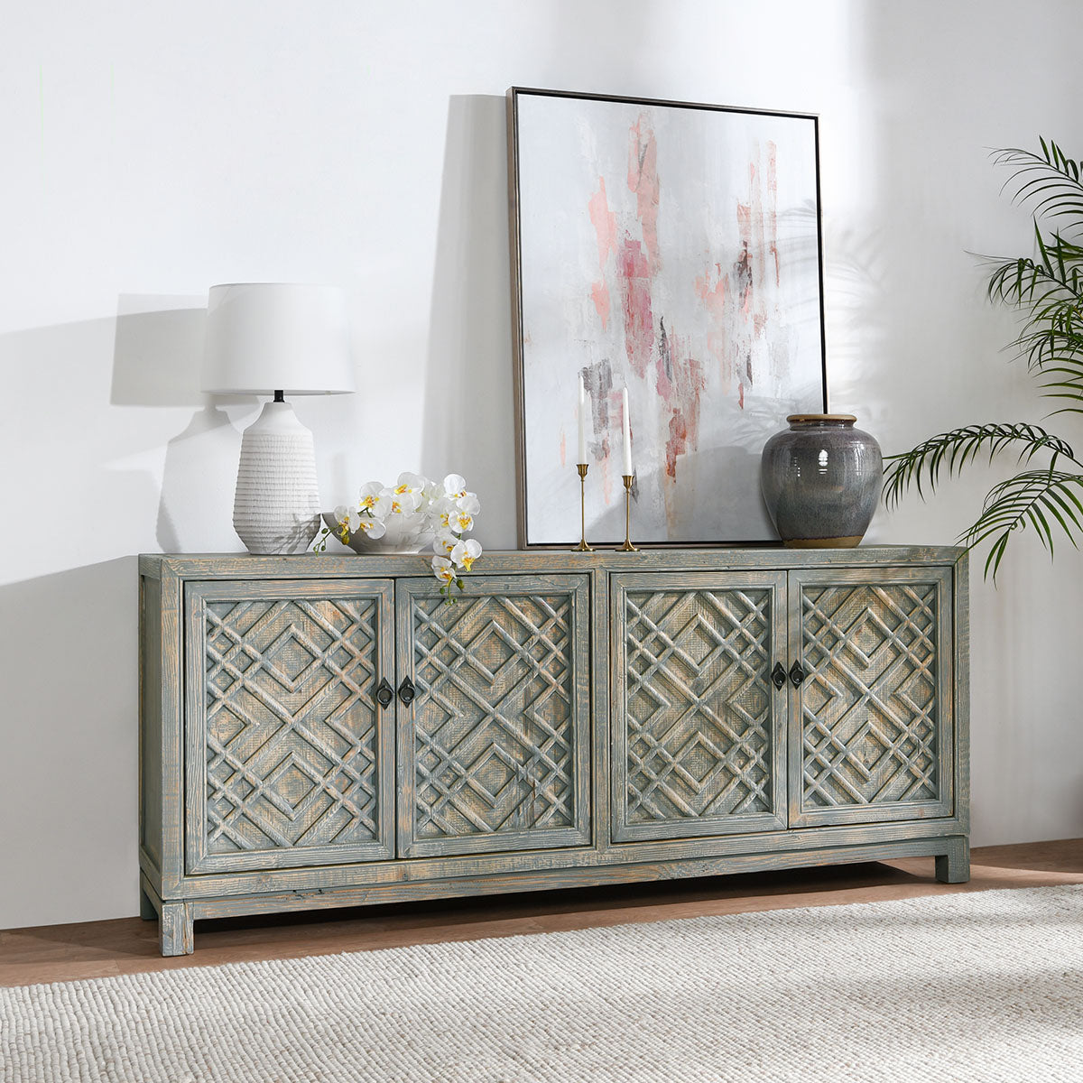 Antigua 4 Door Sideboard - Chapin Furniture