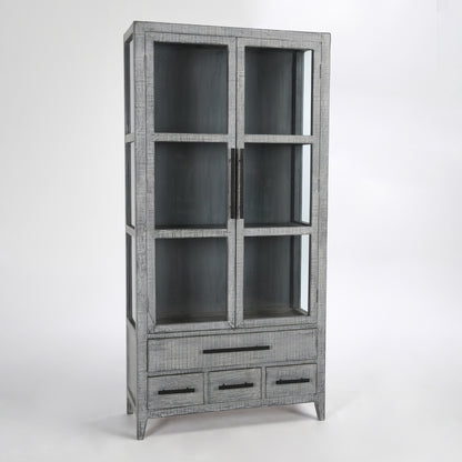 Simon Tall Cabinet- Antique Blue - Chapin Furniture