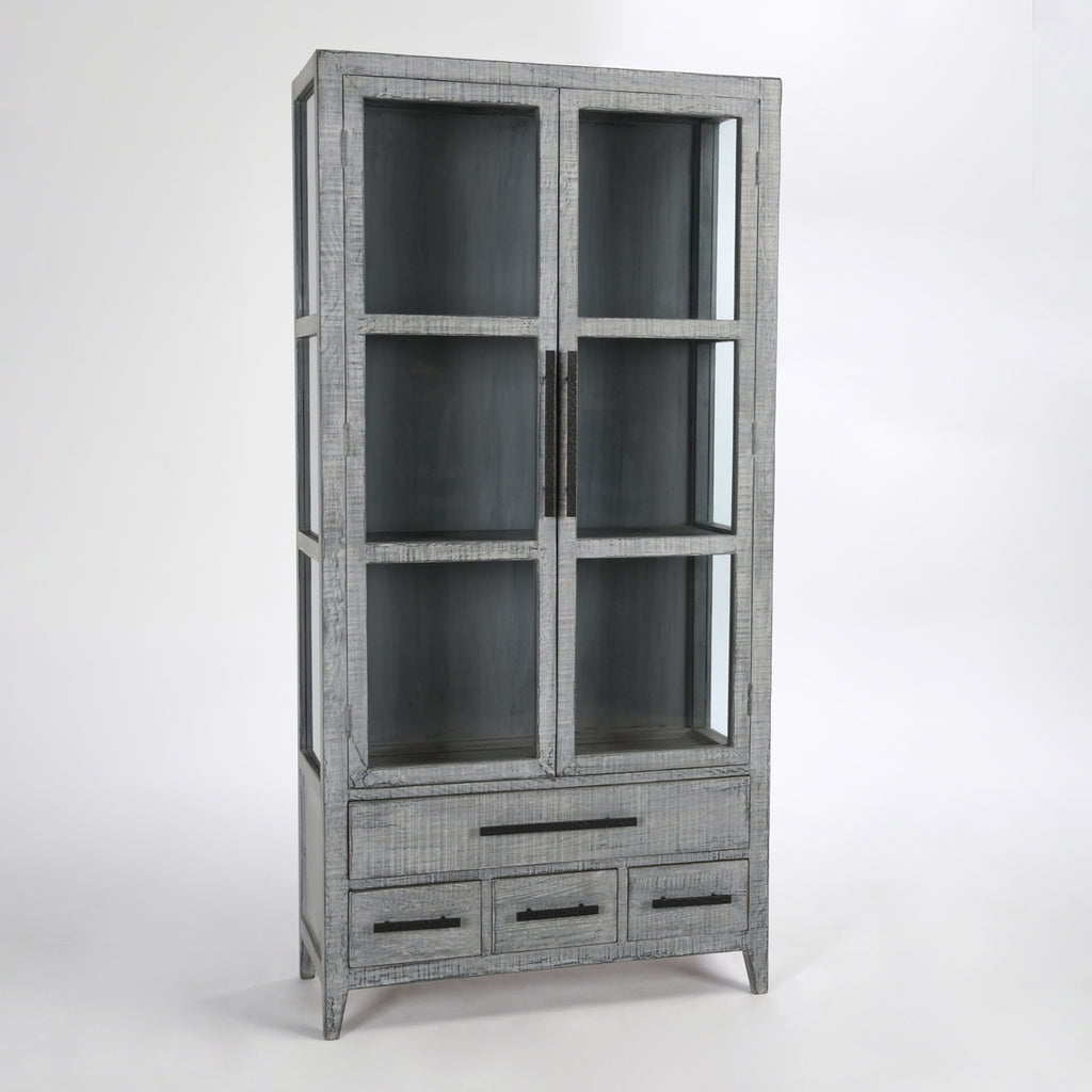 Simon Tall Cabinet- Antique Blue - Chapin Furniture