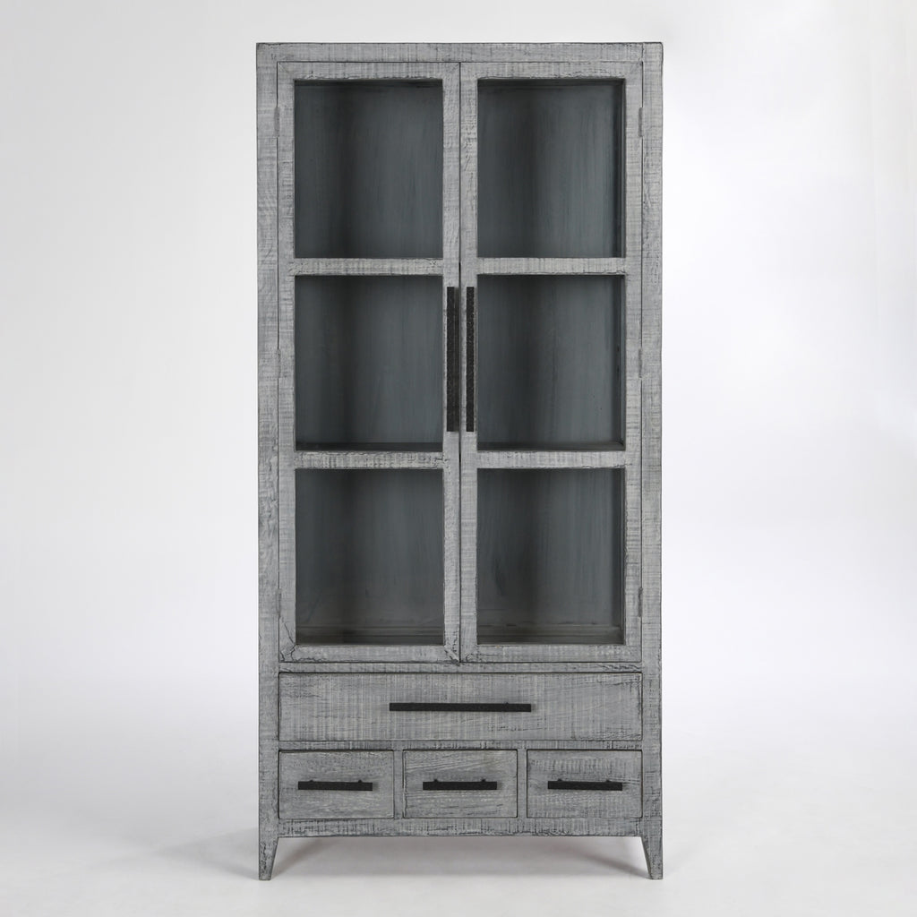 Simon Tall Cabinet- Antique Blue - Chapin Furniture