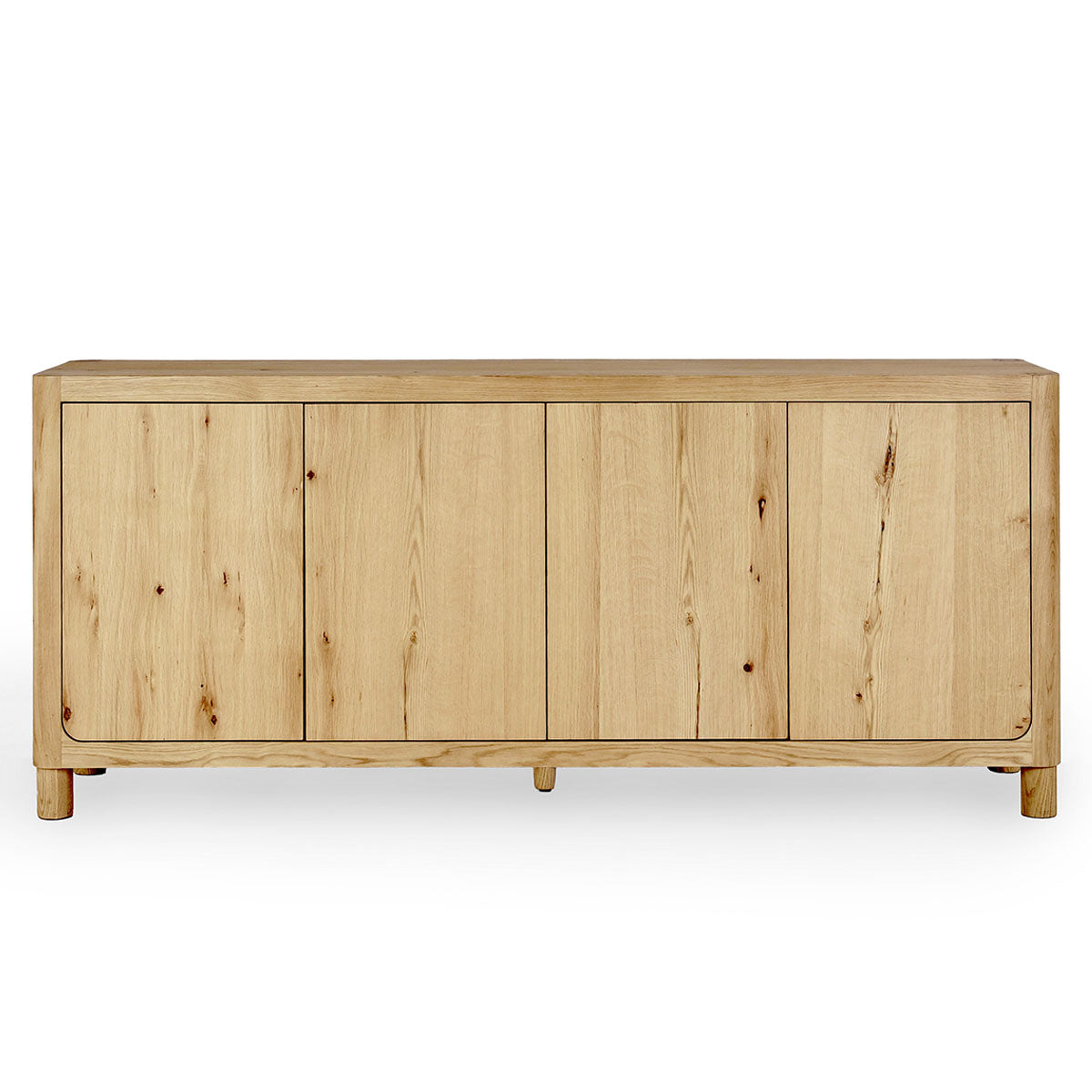 Orlando Oak 4 Door Buffet Cabinet- Natural - Chapin Furniture