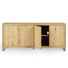 Orlando Oak 4 Door Buffet Cabinet- Natural - Chapin Furniture