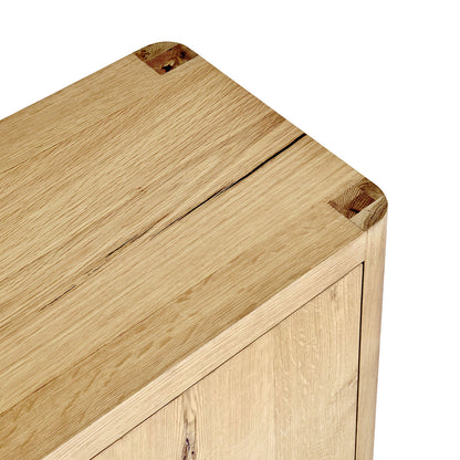 Orlando Oak 4 Door Buffet Cabinet- Natural - Chapin Furniture