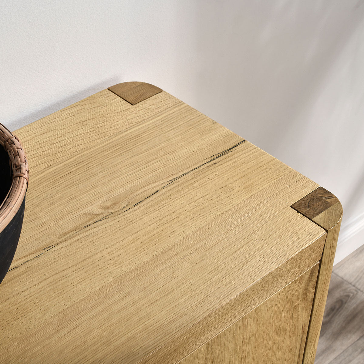 Orlando Oak 4 Door Buffet Cabinet- Natural - Chapin Furniture