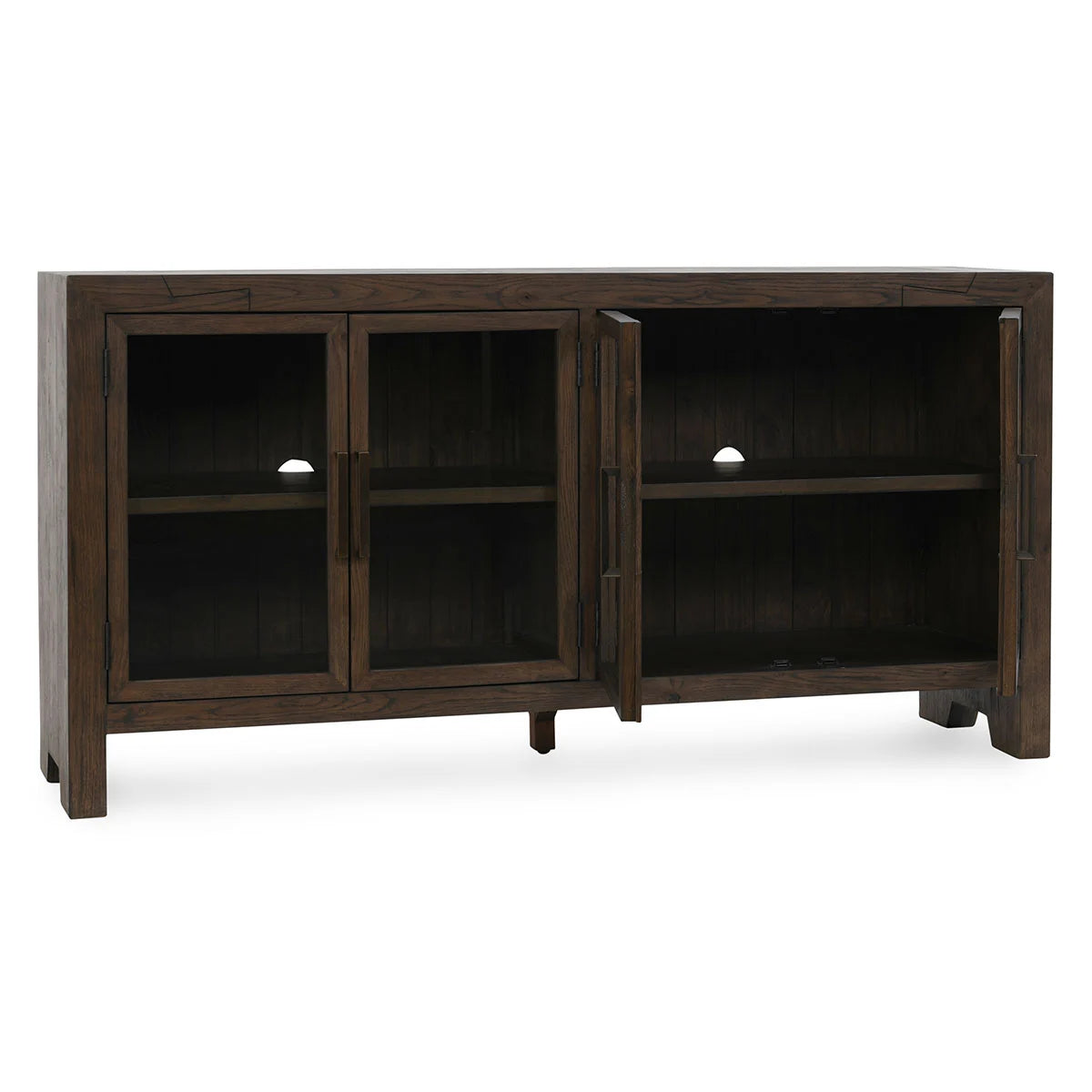 Troy Reclaimed Oak 4 Door Cabinet - Chapin Furniture