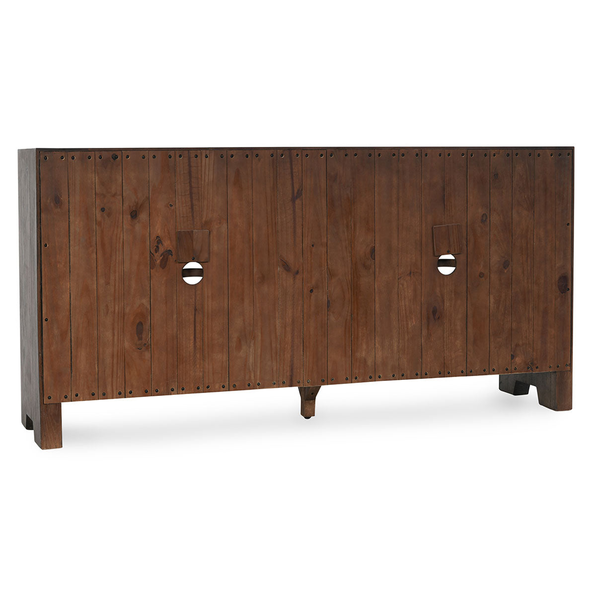 Troy Reclaimed Oak 4 Door Cabinet - Chapin Furniture