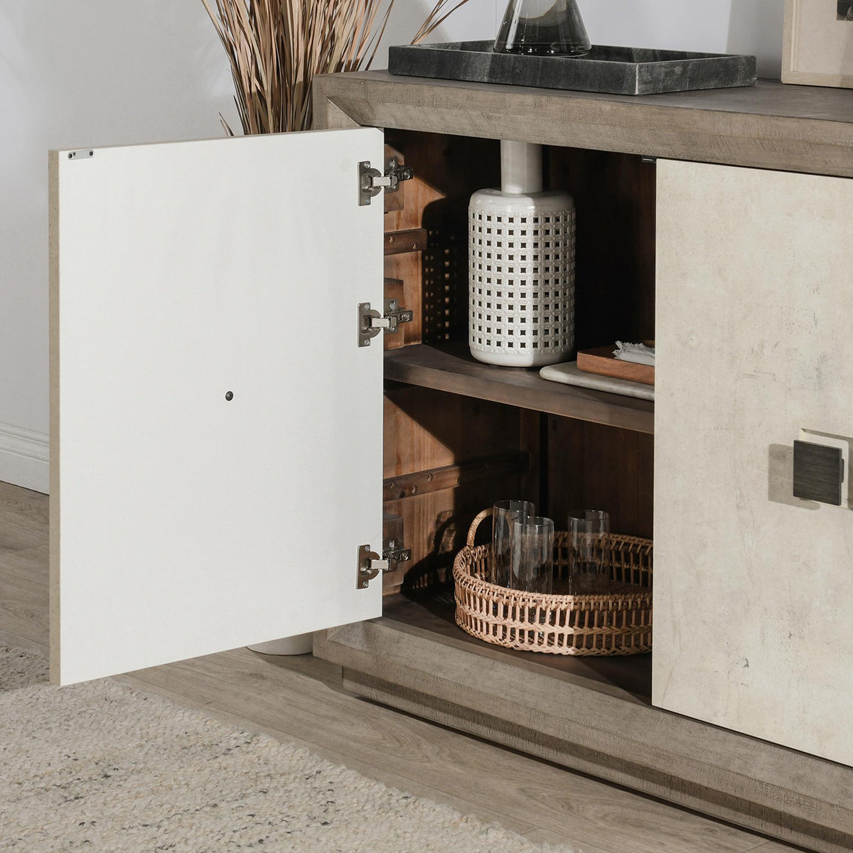 Denver Reclaimed Pine 2 Door Cabinet - Chapin Furniture