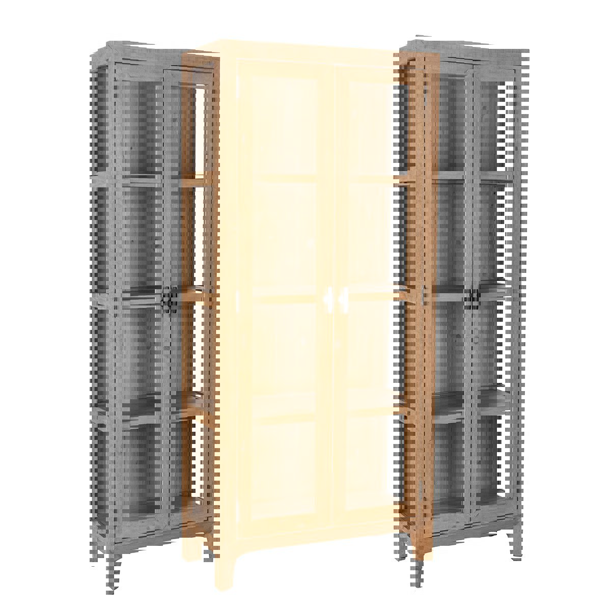 Crest Solid Wood Tall Cainet - Chapin Furniture