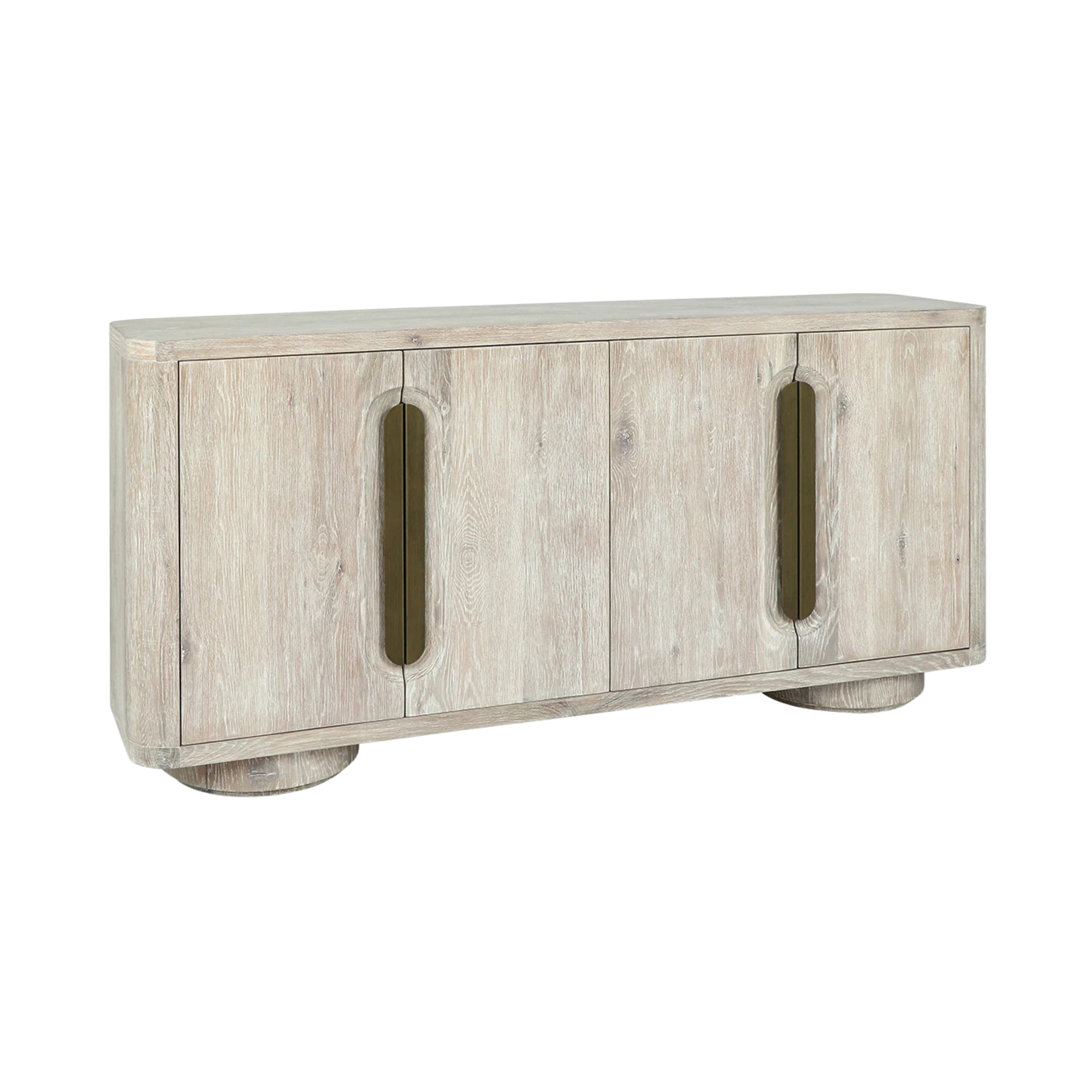 Tiber 4Dr Buffet - White Wash - Chapin Furniture