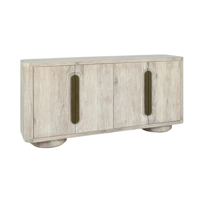 Tiber 4Dr Buffet - White Wash - Chapin Furniture