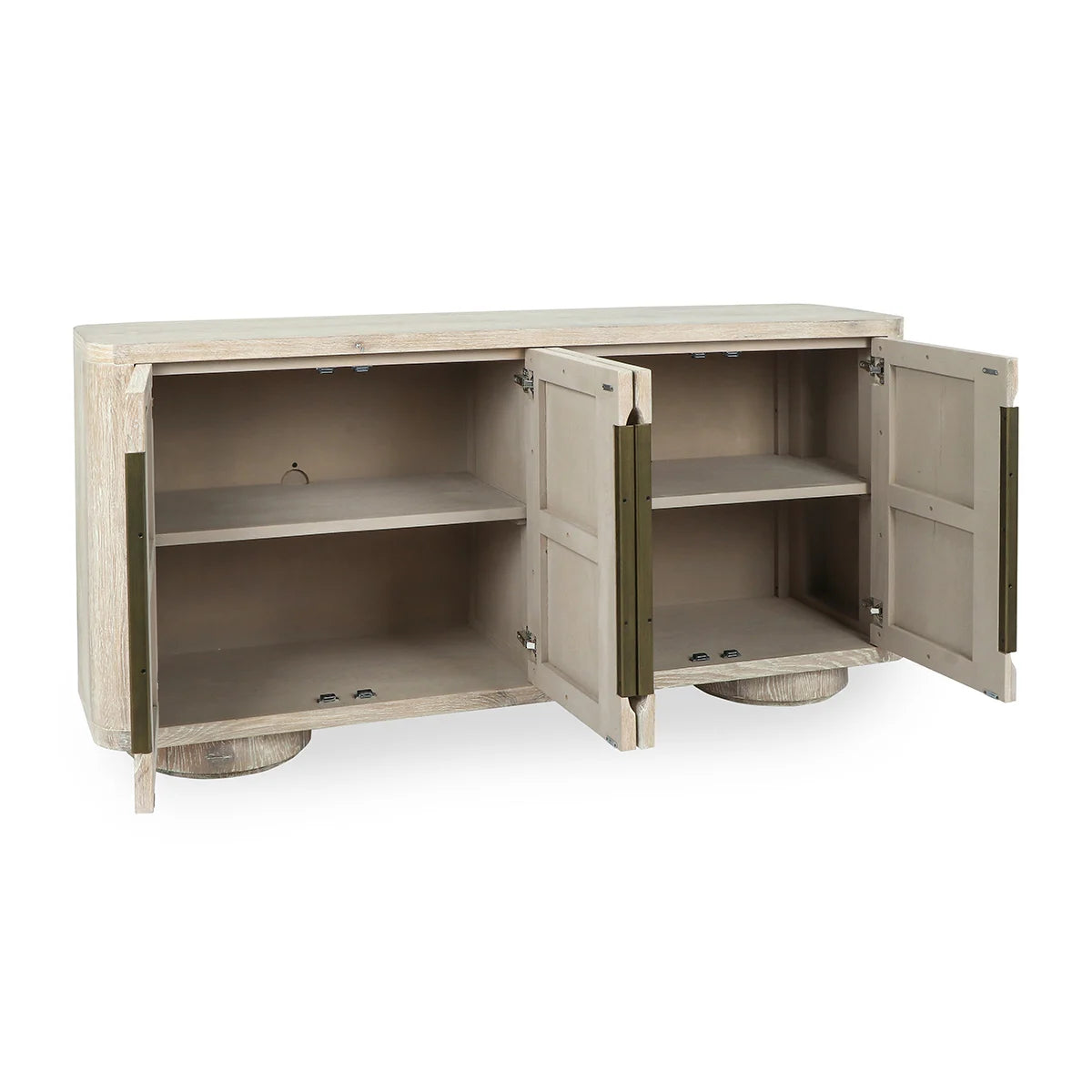Tiber 4Dr Buffet - White Wash - Chapin Furniture