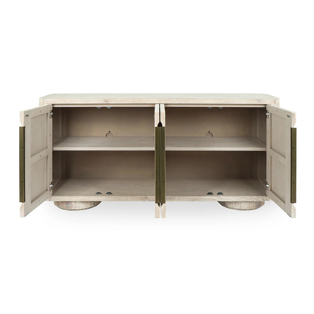 Tiber 4Dr Buffet - White Wash - Chapin Furniture