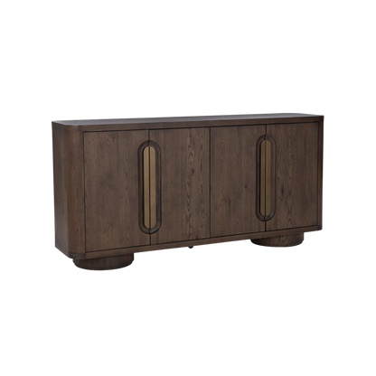 Tiber 4Dr Buffet - Toasted Brown - Chapin Furniture