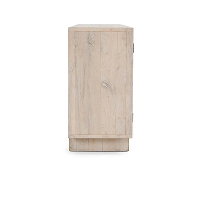Anton Oak Wood 4 Door Cabinet - Chapin Furniture