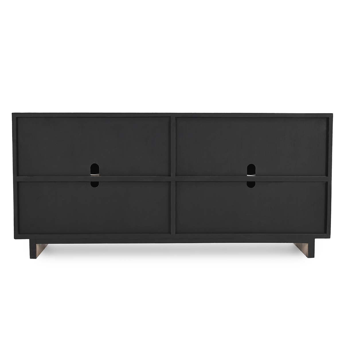 Anton Oak Wood 4 Door Cabinet - Chapin Furniture