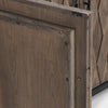 Anton Oak Wood 4 Door Cabinet- Black - Chapin Furniture