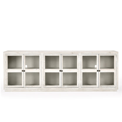 Selma 6 Door Sideboard- White - Chapin Furniture