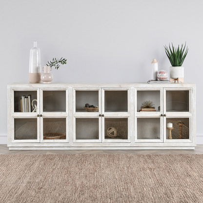 Selma 6 Door Sideboard- White - Chapin Furniture