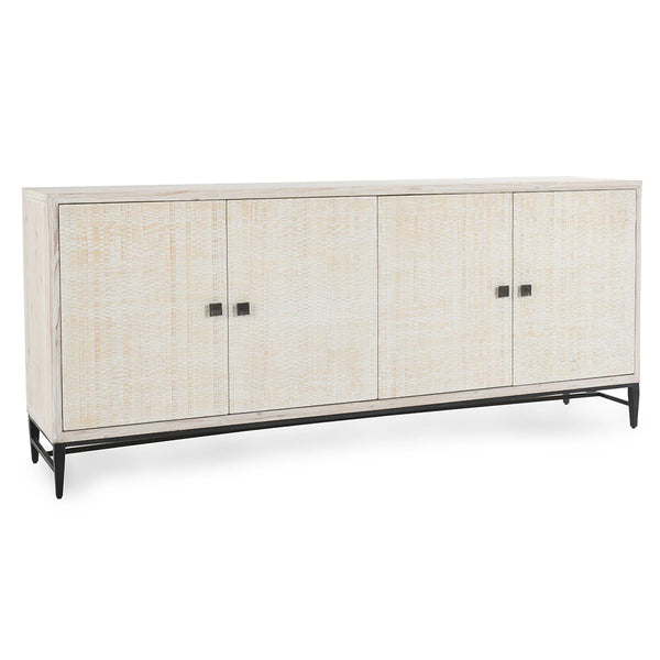 Beatrice Reclaimed Pine 4 Door Cabinet - Chapin Furniture