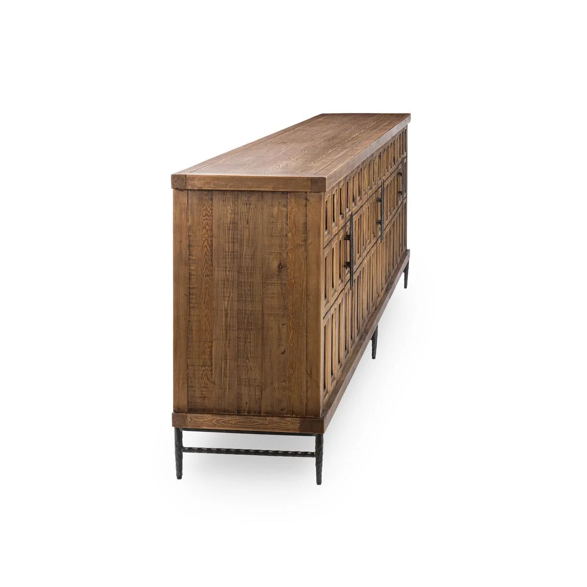 Willmark Reclaimed Pine 6 Dr Cabinet - Mission Brown - Chapin Furniture