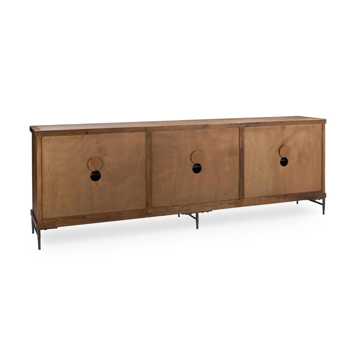 Willmark Reclaimed Pine 6 Dr Cabinet - Mission Brown - Chapin Furniture