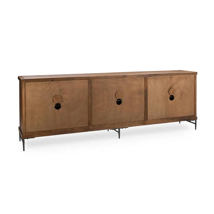 Willmark Reclaimed Pine 6 Dr Cabinet - Mission Brown - Chapin Furniture