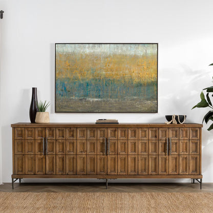 Willmark Reclaimed Pine 6 Dr Cabinet - Mission Brown - Chapin Furniture