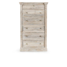 Adelaide 6 Drawer Wood Chest- White Wash - Chapin Furniture