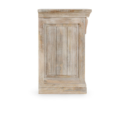 Adelaide 3 Drawer Wood Nightstand- White Wash - Chapin Furniture