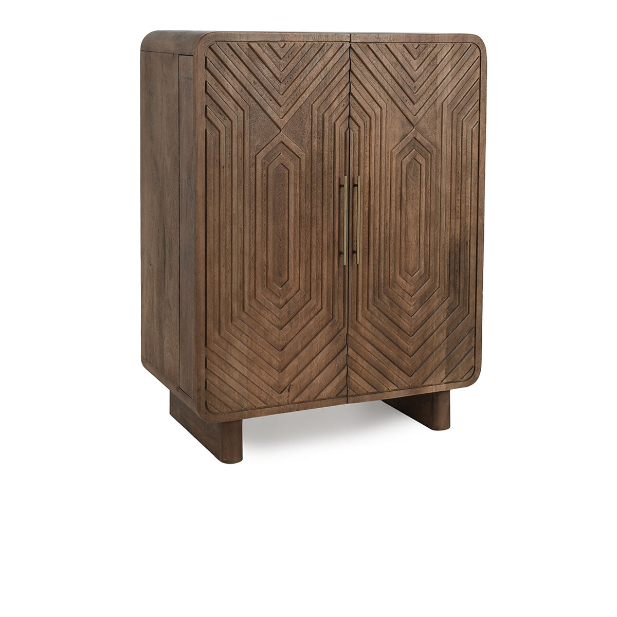 Holmes Mango Wood Bar Cabinet - Chapin Furniture