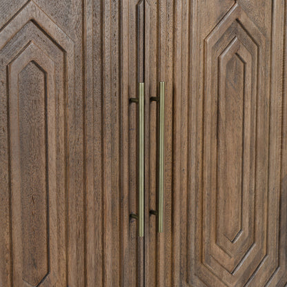 Holmes Mango Wood Bar Cabinet - Chapin Furniture