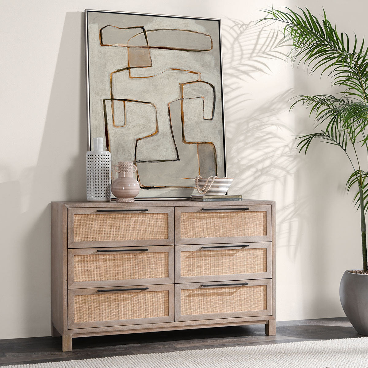 Jensen Six Drawer Dresser - Thumbnail 3