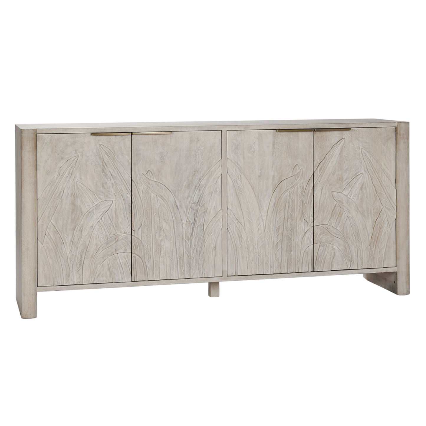 Ledro Mango Wood 4 Door Cabinet - Chapin Furniture